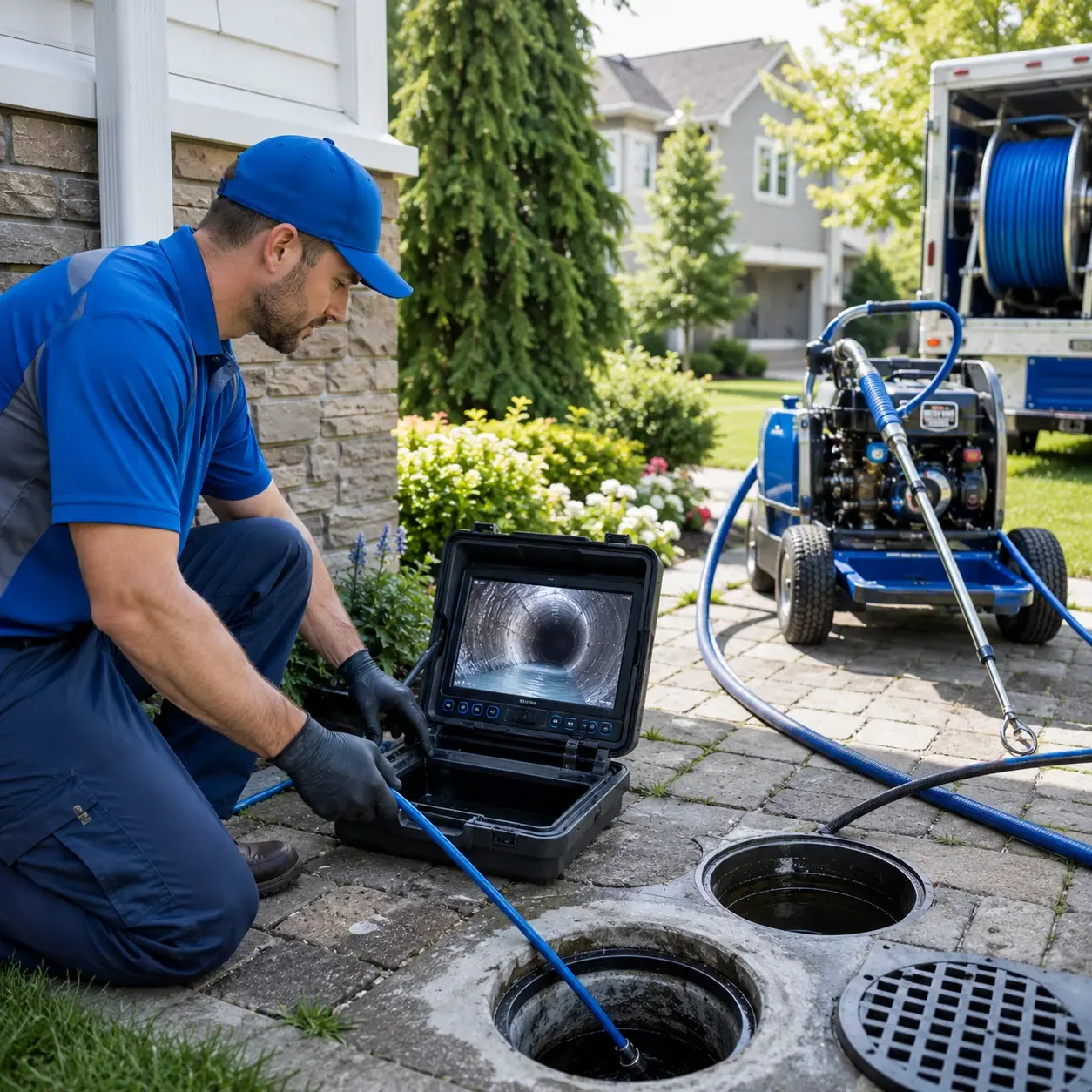 Outdoor drain cleaning professionals serving Sheffield, IL